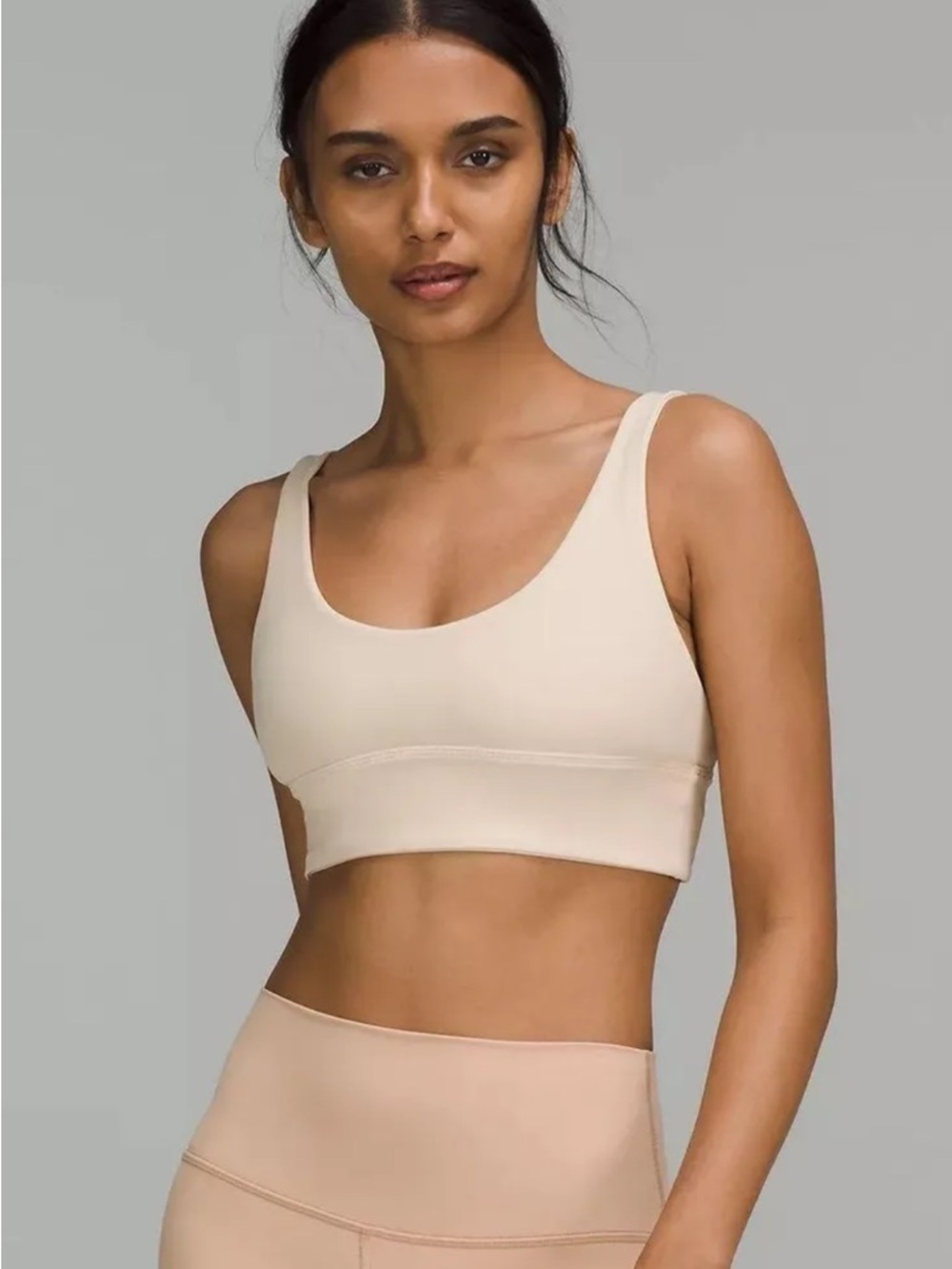 lululemon athletica Align Reversible Scoop Sports Bra in Nude Beige